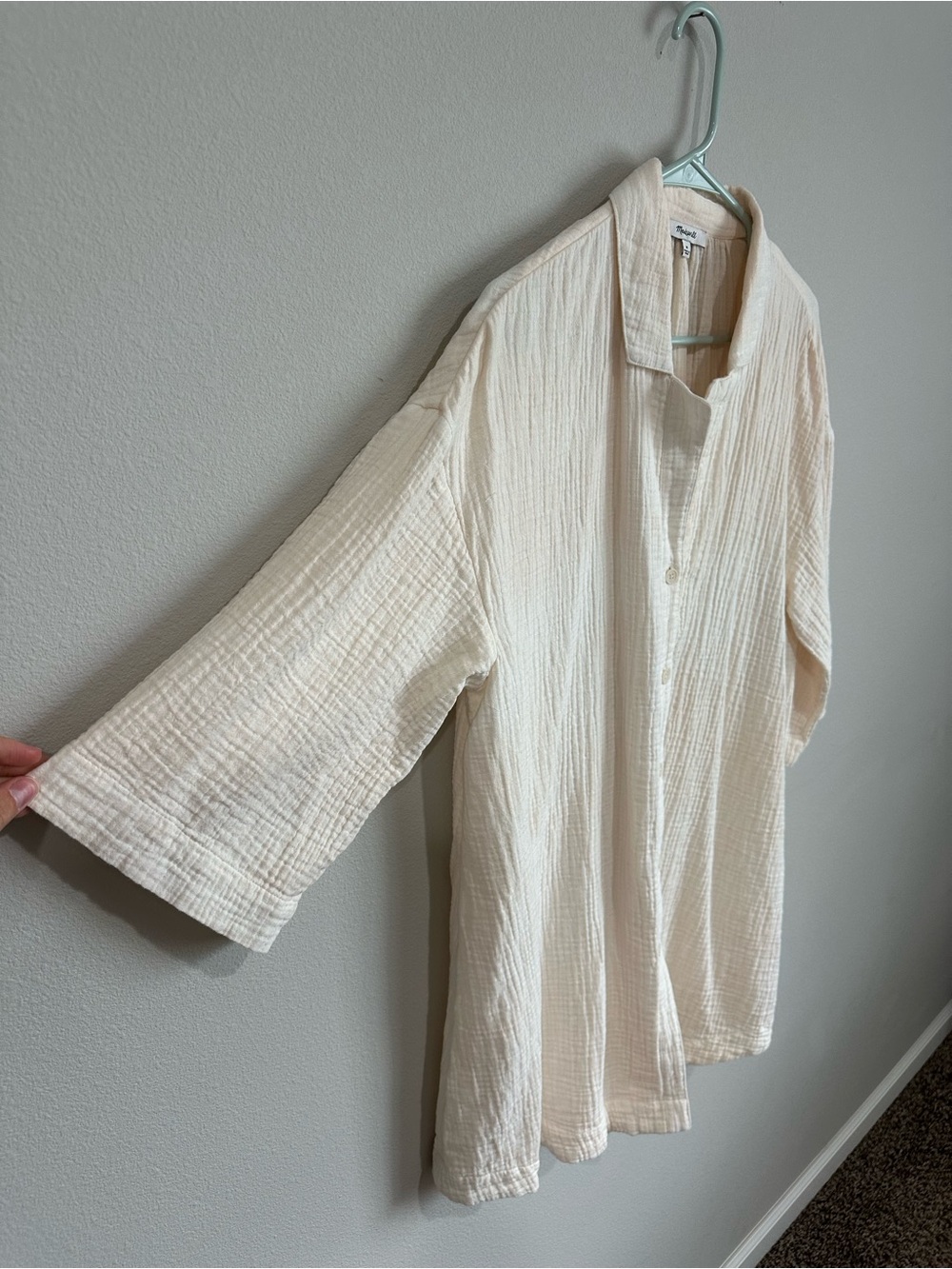 Madewell Oversized Cotton Shirt Dress